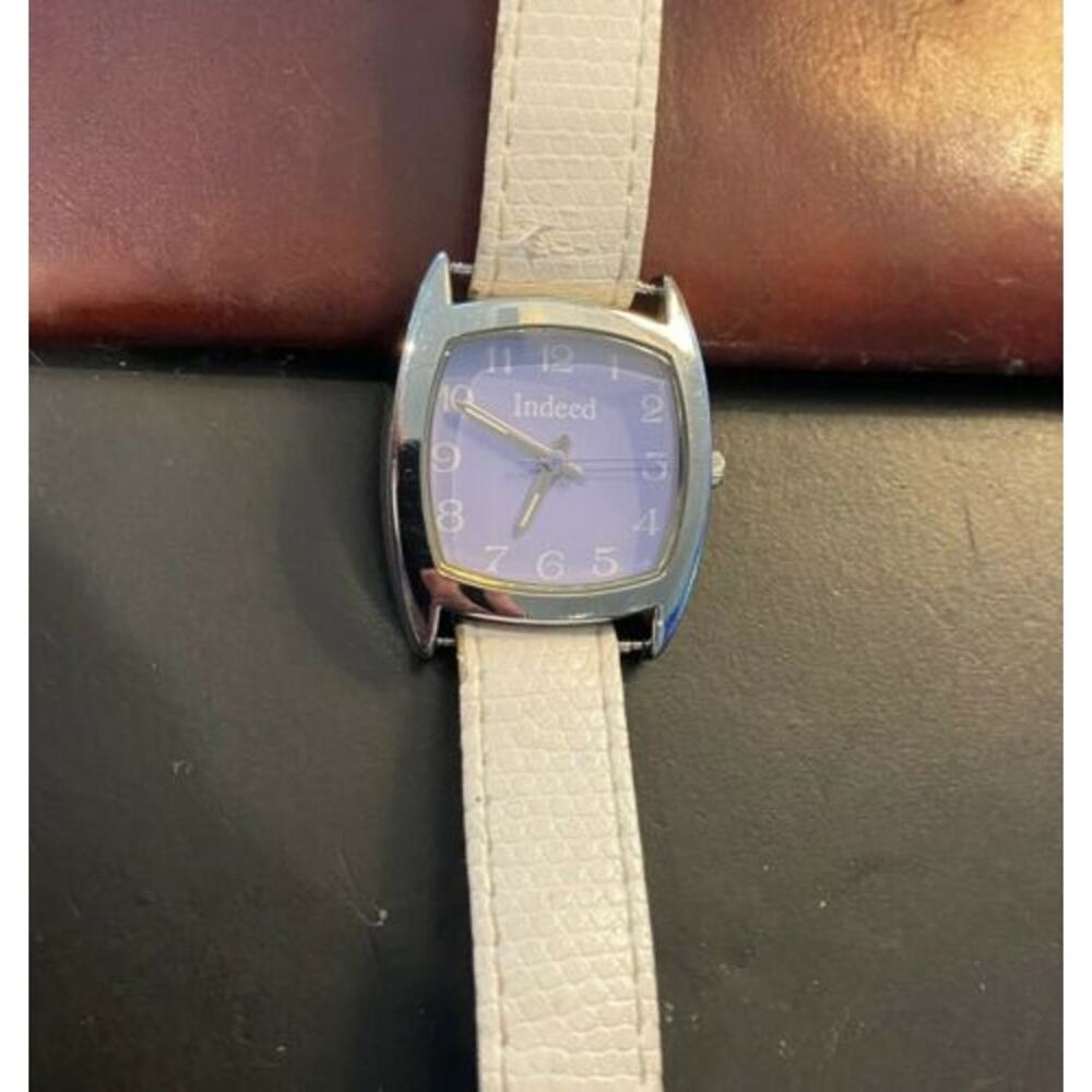 Women's 30mm Silver Tone Indeed Watch, Lilac Face